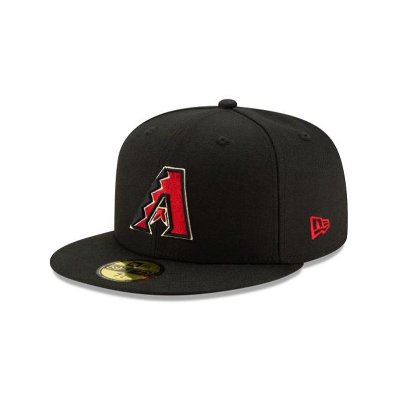 MLB Arizona Diamondbacks Authentic Collection 59Fifty Fitted (VYC3937) - Black New Era Caps